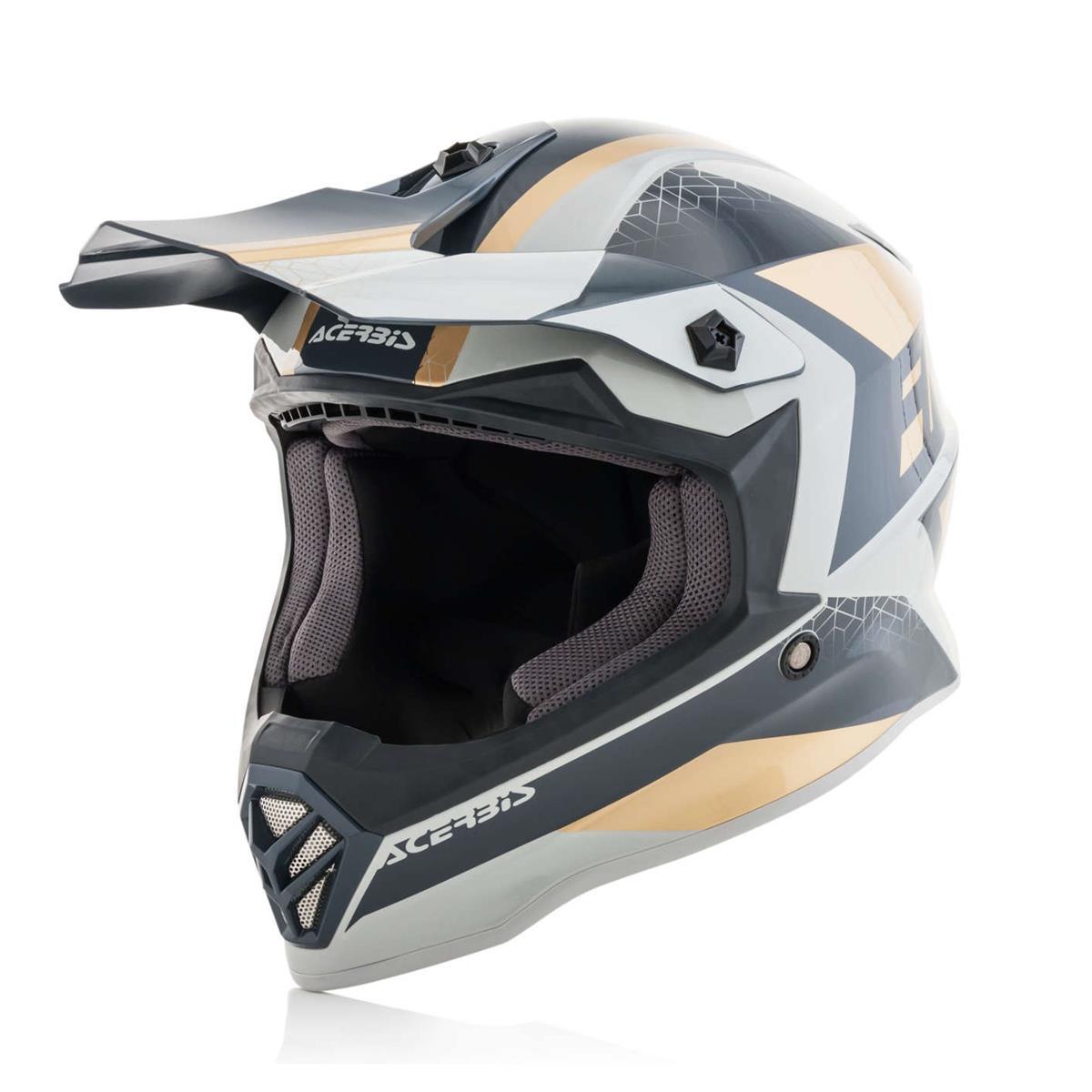 Шлем мотокроссовый детский ACERBIS STEEL KID HELMET GOLD
