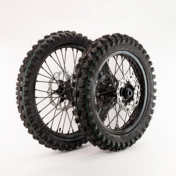 Колеса для мотоцикла в сборе 21"/18" тип K8 KTM комплект алюминий